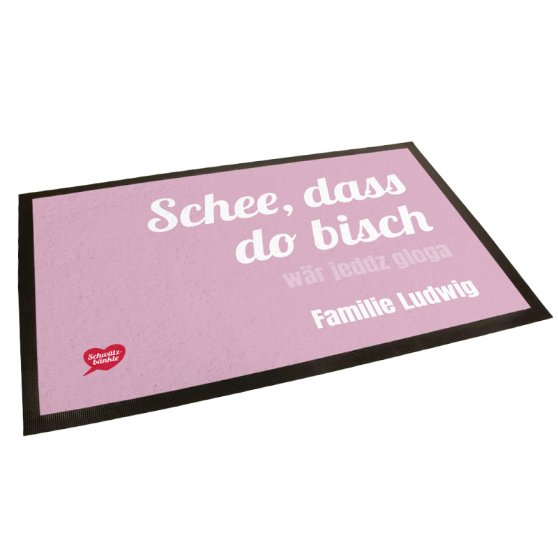 Schwätzbänkle Fußmatte Schwätzbänkle Fußmatte