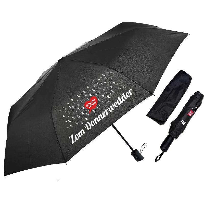 Taschenschirm Schwätzbänkle "Zom Donnerwedder" Taschenschirm Schwätzbänkle "Zom Donnerwedder"