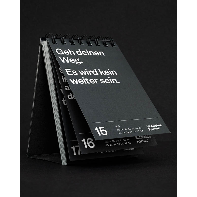 Demotivierender Tischkalender 2027