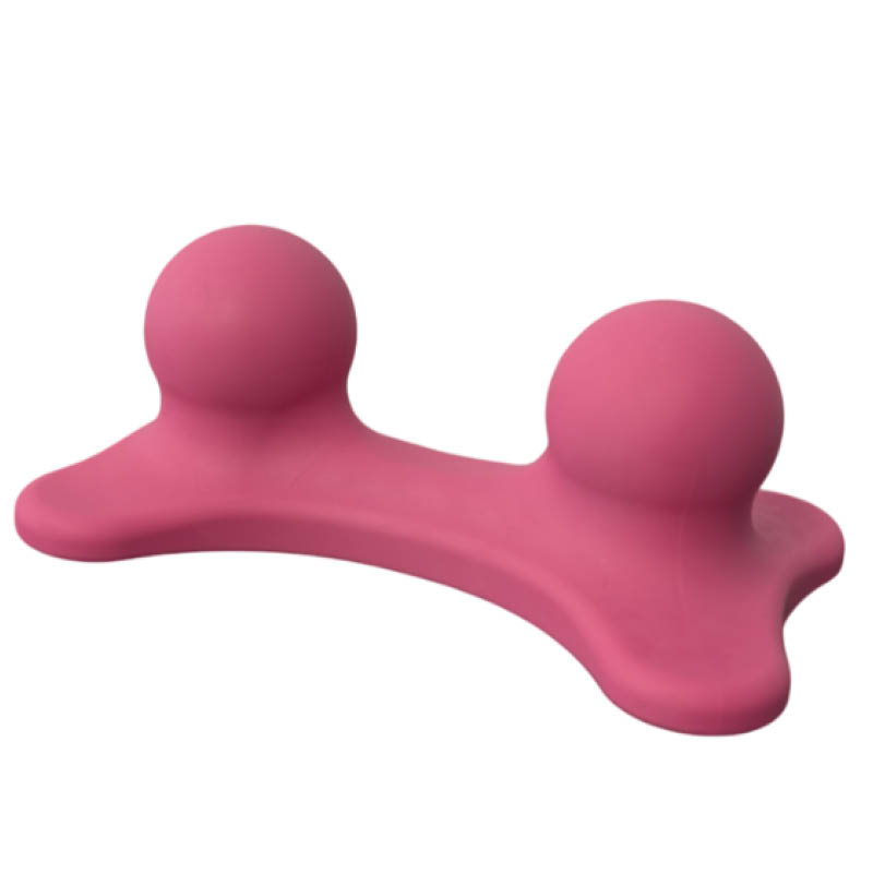 Triggerdinger® Double Dude rosa – Ergonomisches Selbstmassage-Tool für den Rücken