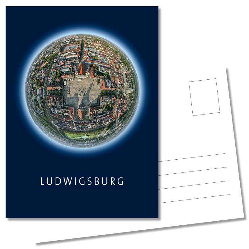 Postkarte Luftaufnahme