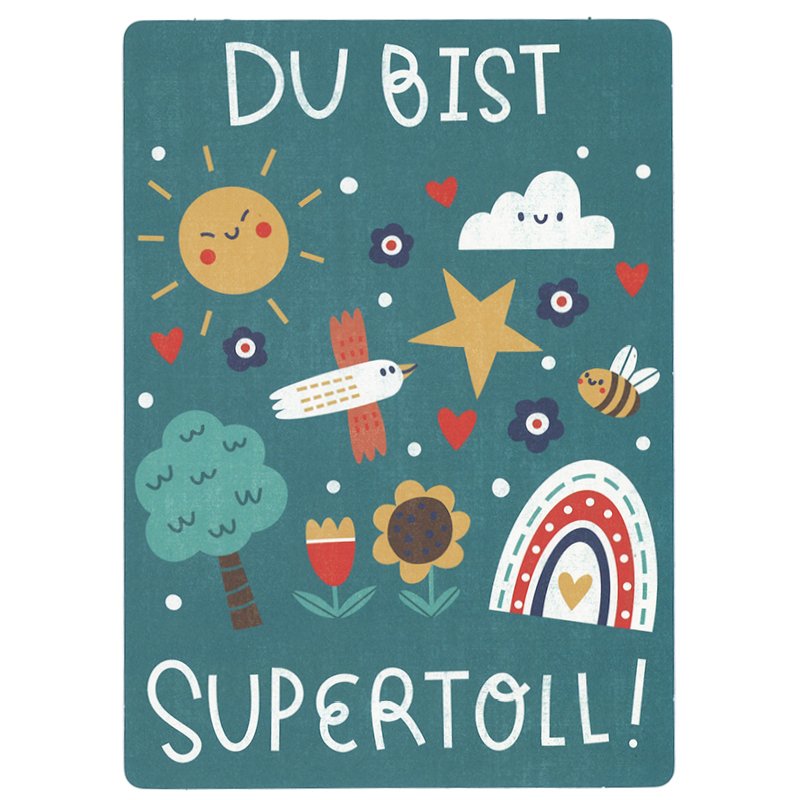 Up-Card "Du bist supertoll" Up-Card "Du bist supertoll"