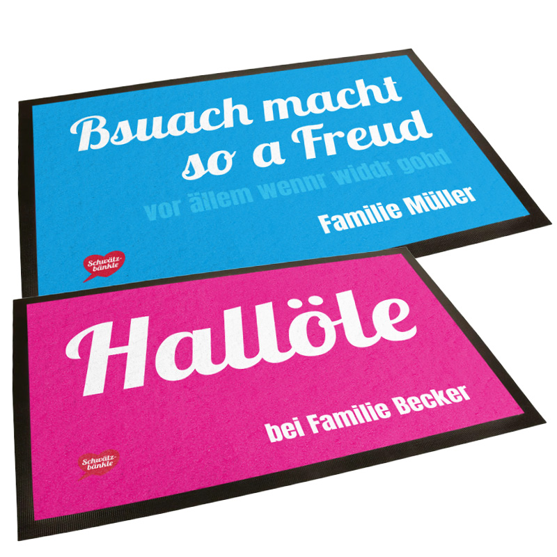 Schwätzbänkle Fußmatte Schwätzbänkle Fußmatte