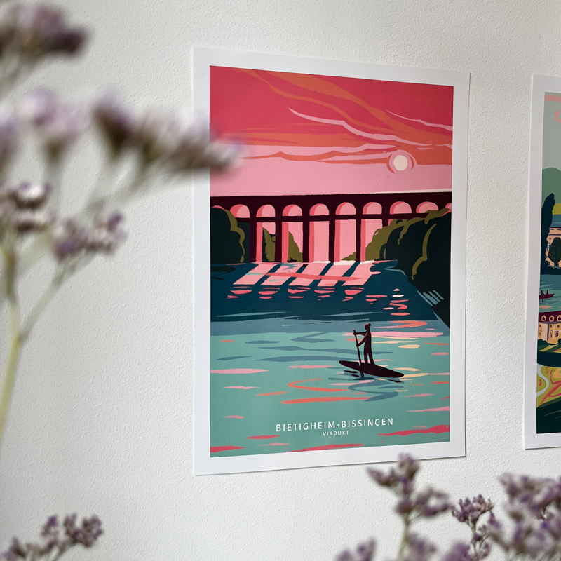 Travel-Poster »Bietigheim-Bissingen Viadukt« Travel-Poster »Bietigheim-Bissingen Viadukt«