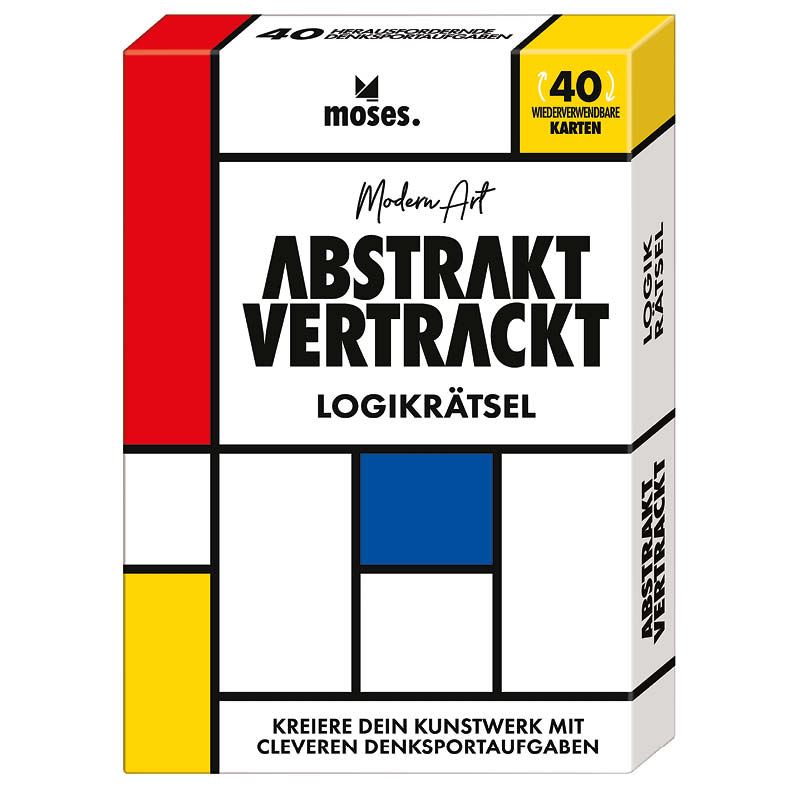 Abstrakt Vertrackt - Logikrätsel mit abwischbarem Stift Abstrakt Vertrackt - Logikrätsel mit abwischbarem Stift