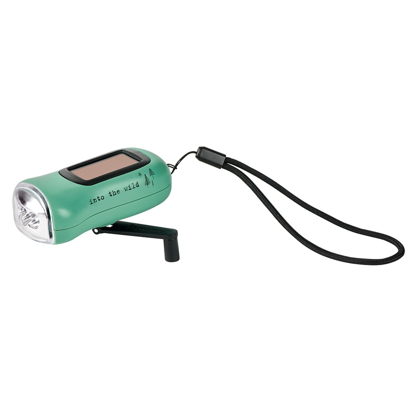 Fernweh Dynamo-Solar-Taschenlampe Fernweh Dynamo-Solar-Taschenlampe