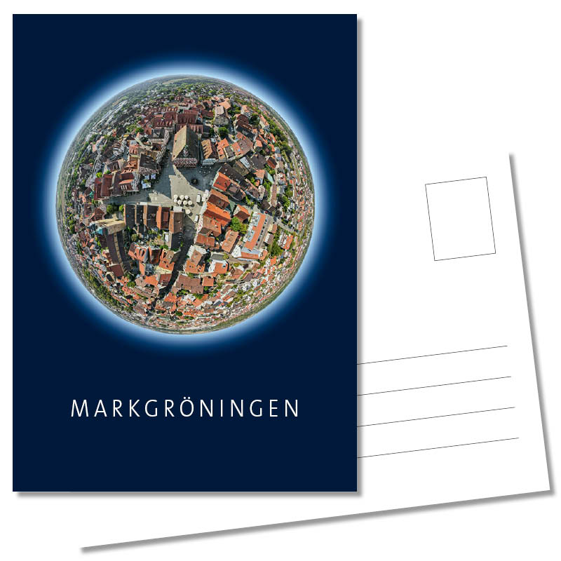 Postkarte Luftaufnahme Postkarte Luftaufnahme