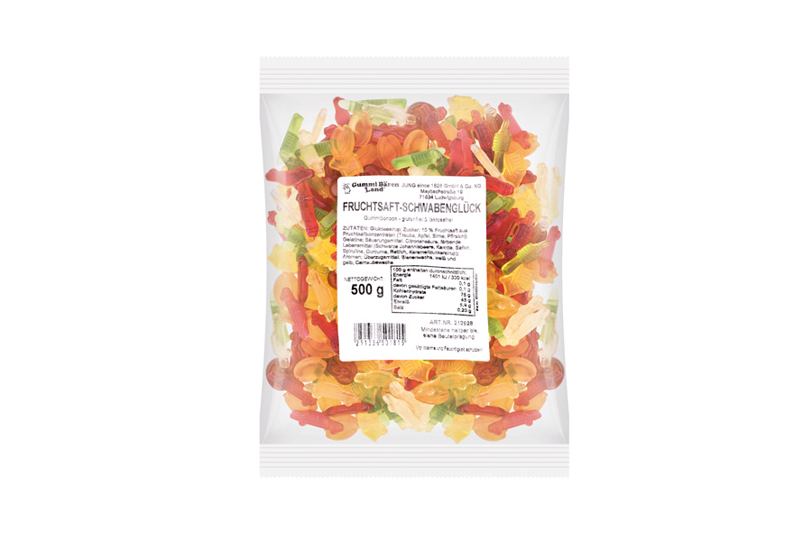 Schwabenglück Fruchtsaft-Gummibären Schwabenglück Fruchtsaft-Gummibären