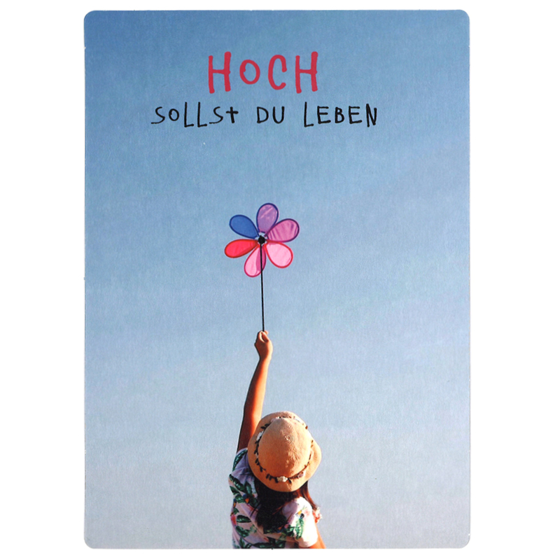 Up-Card "Hoch sollst du leben" Up-Card "Hoch sollst du leben"