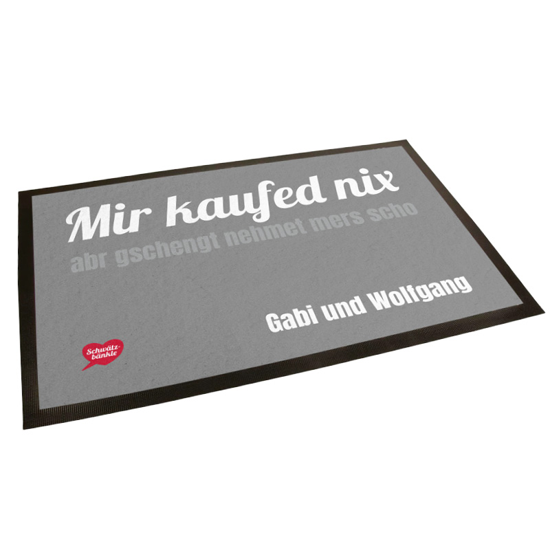 Schwätzbänkle Fußmatte Schwätzbänkle Fußmatte