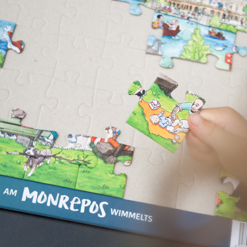 Puzzle »Am Monrepos wimmelts« Puzzle »Am Monrepos wimmelts«